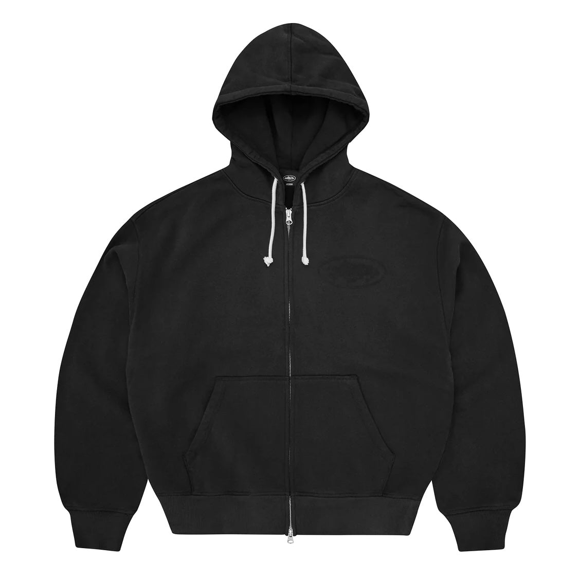 Poleron Corteiz Island Knockout Zip Black