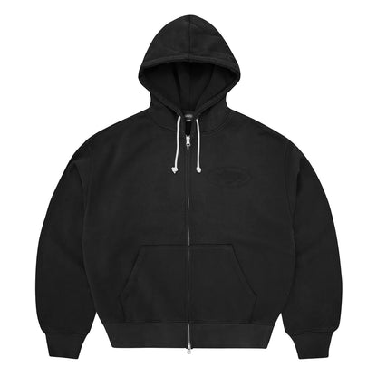 Poleron Corteiz Island Knockout Zip Hoodie Black