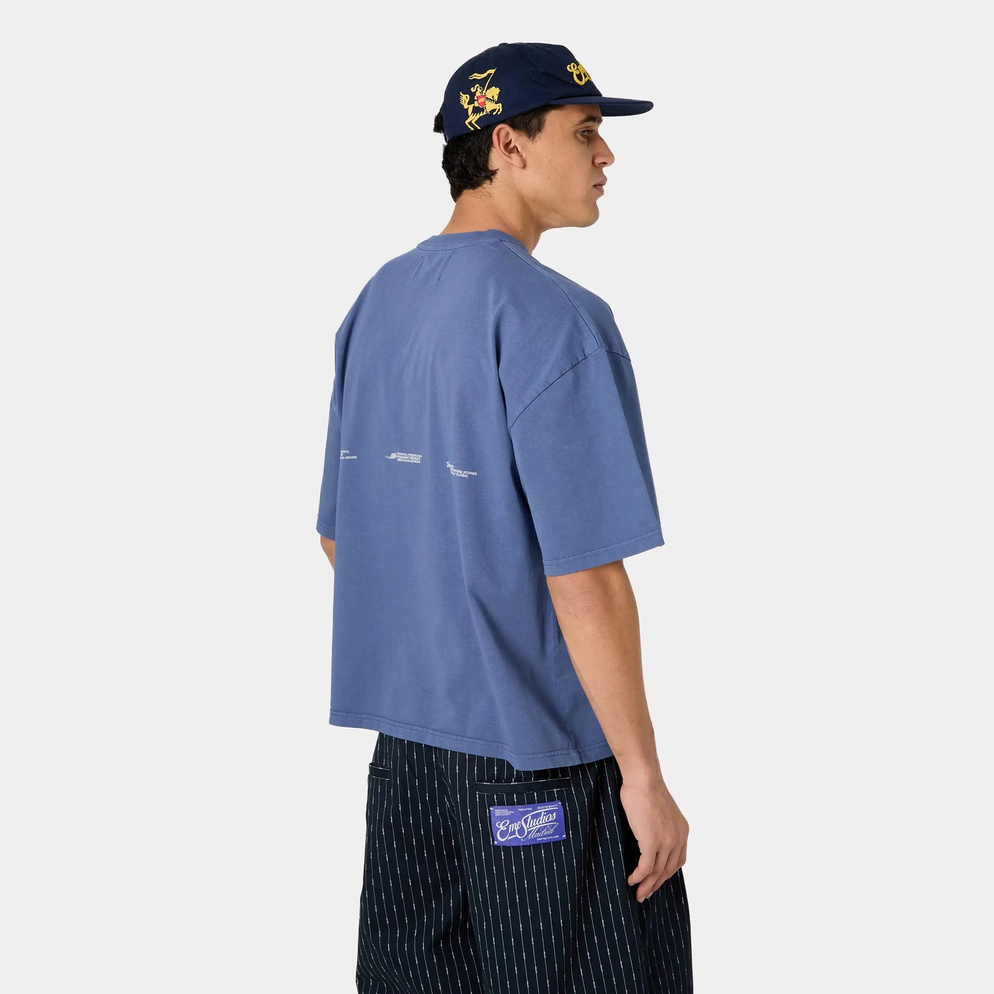 Polera Eme Studios Wind Folkstone Oversized Tee