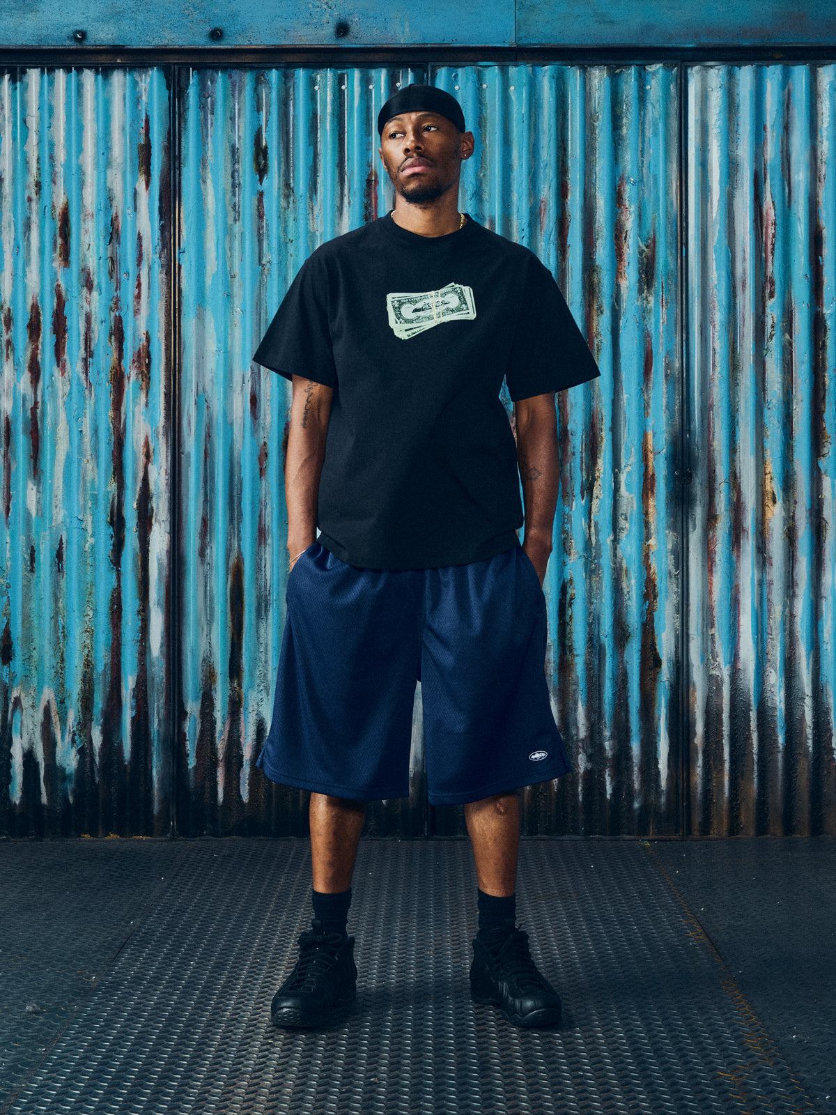 Polera Corteiz Singles Tee Black