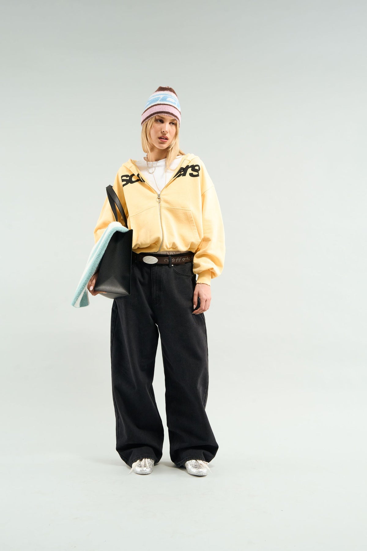 Poleron Scuffers Essential Zip Yellow