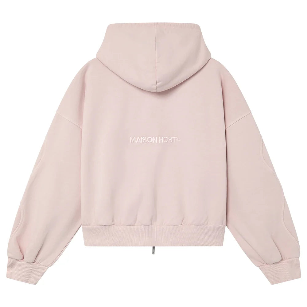 Poleron Maison Host Erode Wave Zipped Pink