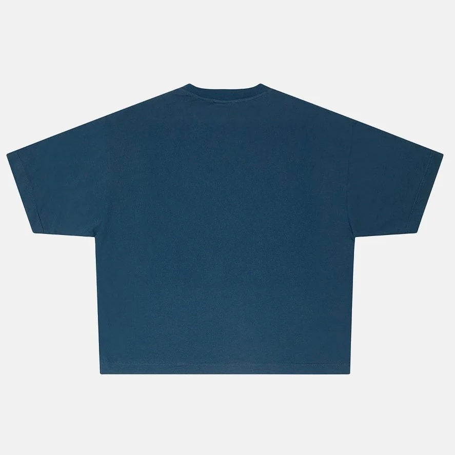 Polera Cold Culture Wild Camo Navy Blue