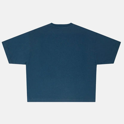 Polera Cold Culture Wild Camo Navy Blue