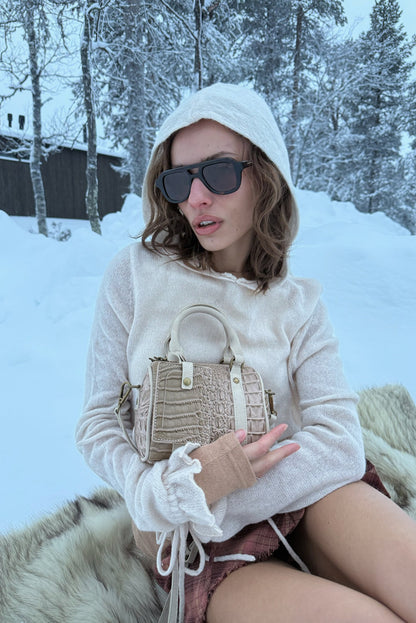 Bolso Scuffers Mini Duffle Ecru Bag
