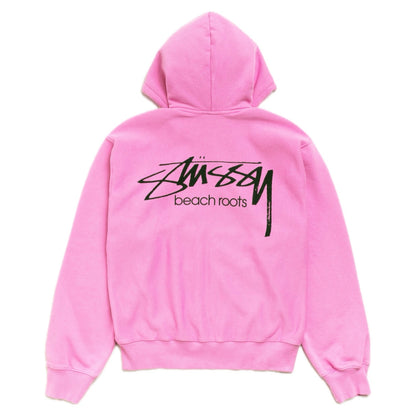 Poleron Stussy Beach Roots Zip Pink