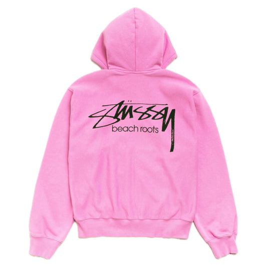 Poleron Stussy Beach Roots Zip Pink