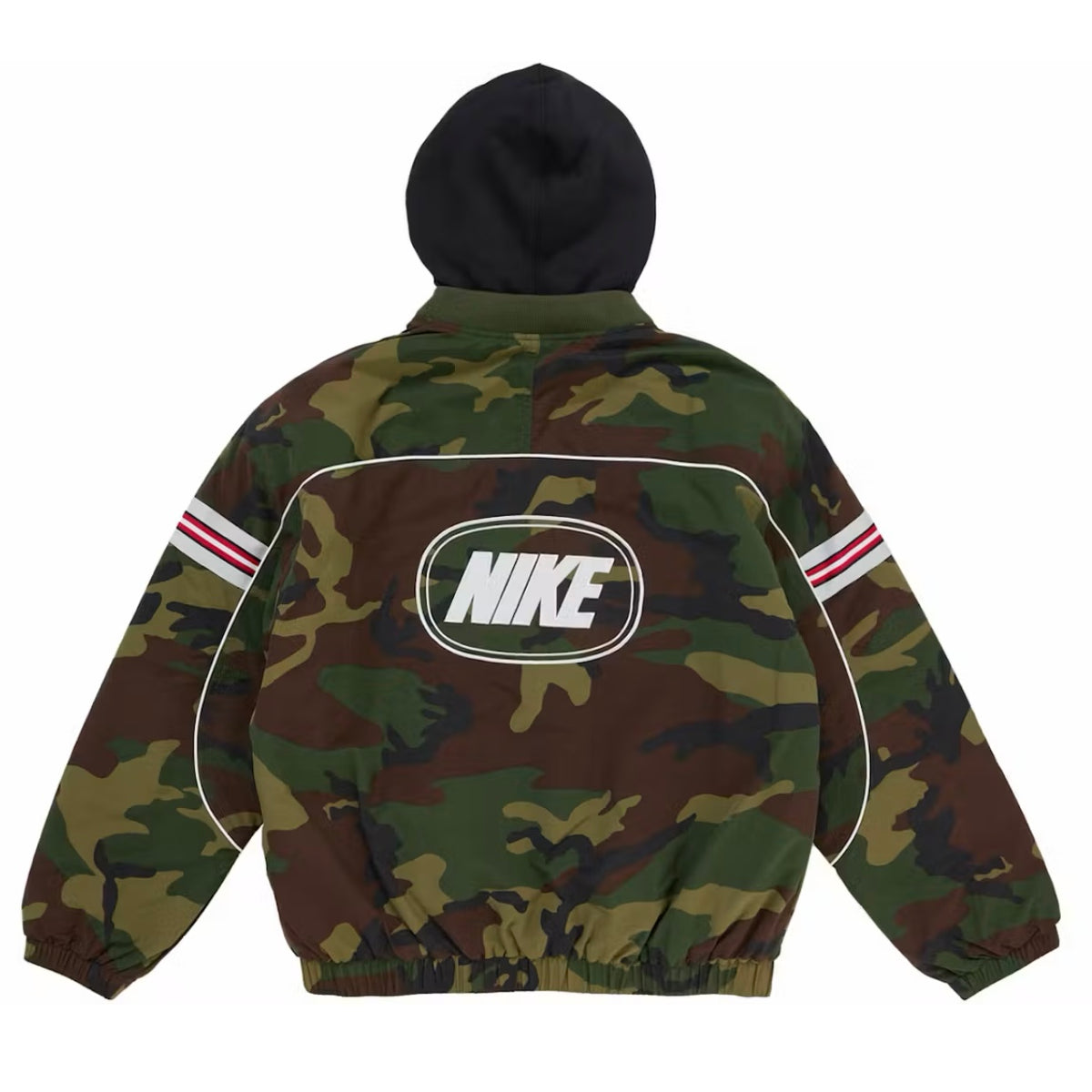 Chaqueta Supreme x Nike Nylon Hooded Camo Jacket Green