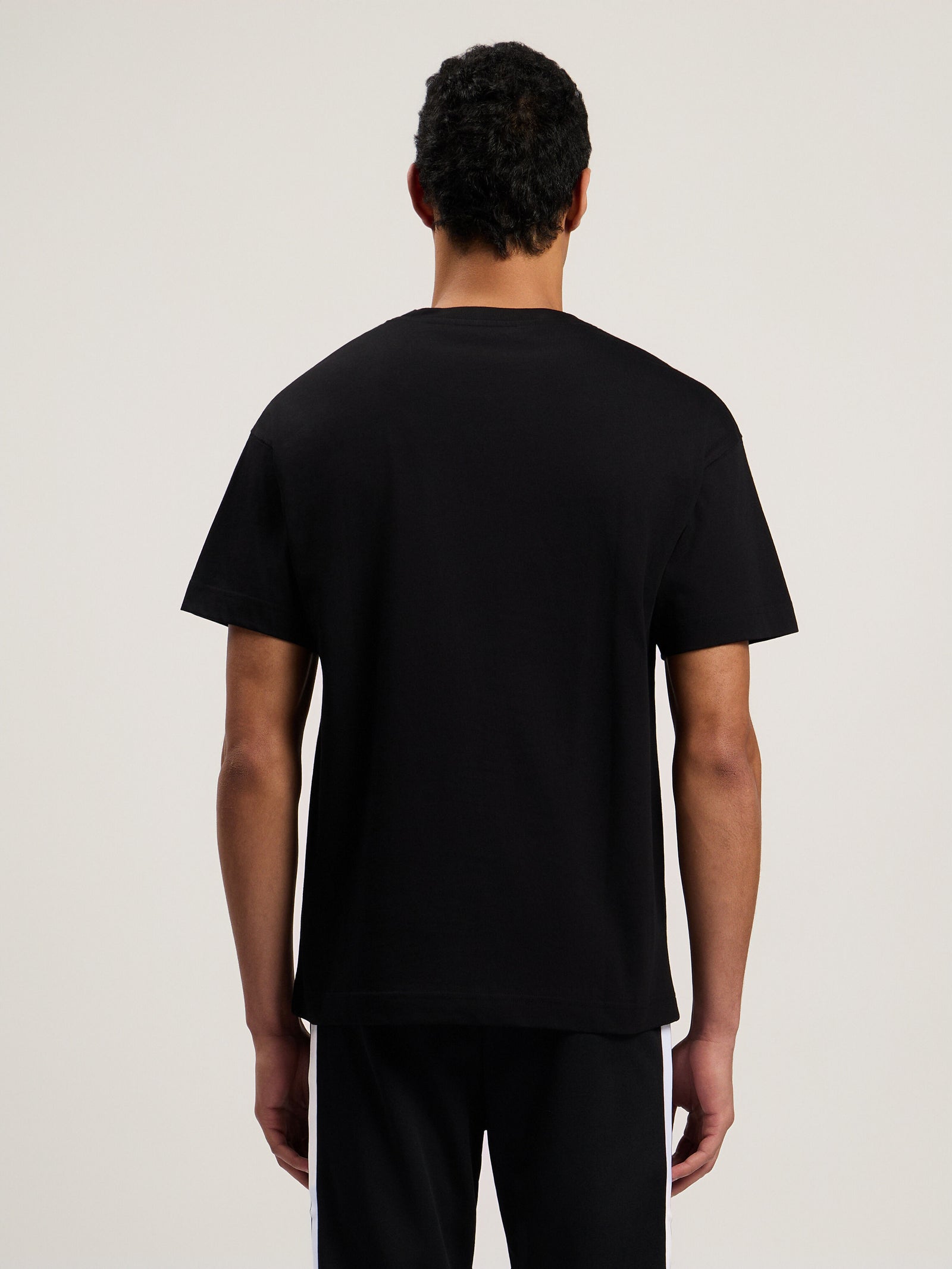 Polera Palm Angels Sprayed City Milano Black/Yellow
