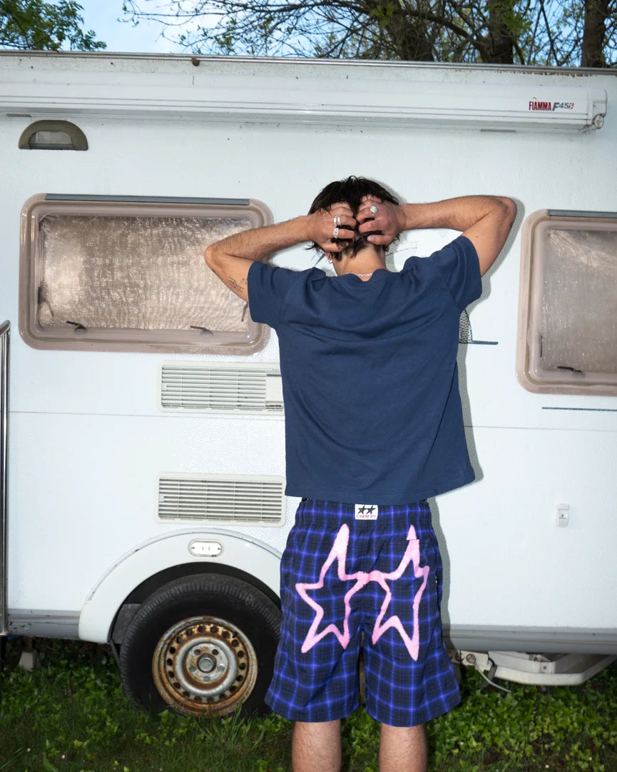 Short Twojeys x Cabrio Stars Checks