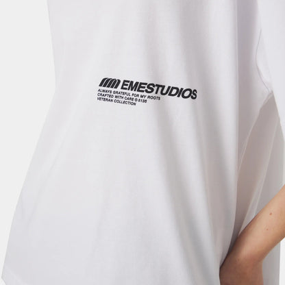 Polera Eme Studios Roots Pearl Oversized Tee
