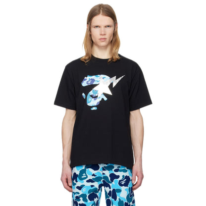 Polera BAPE ABC Camo Ape Face STA Black