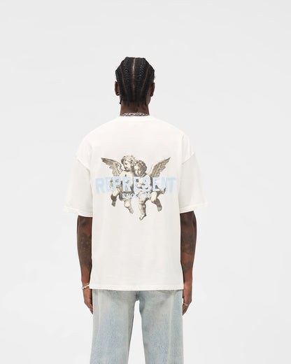 Polera Represent Legacy Cherubs Flat White