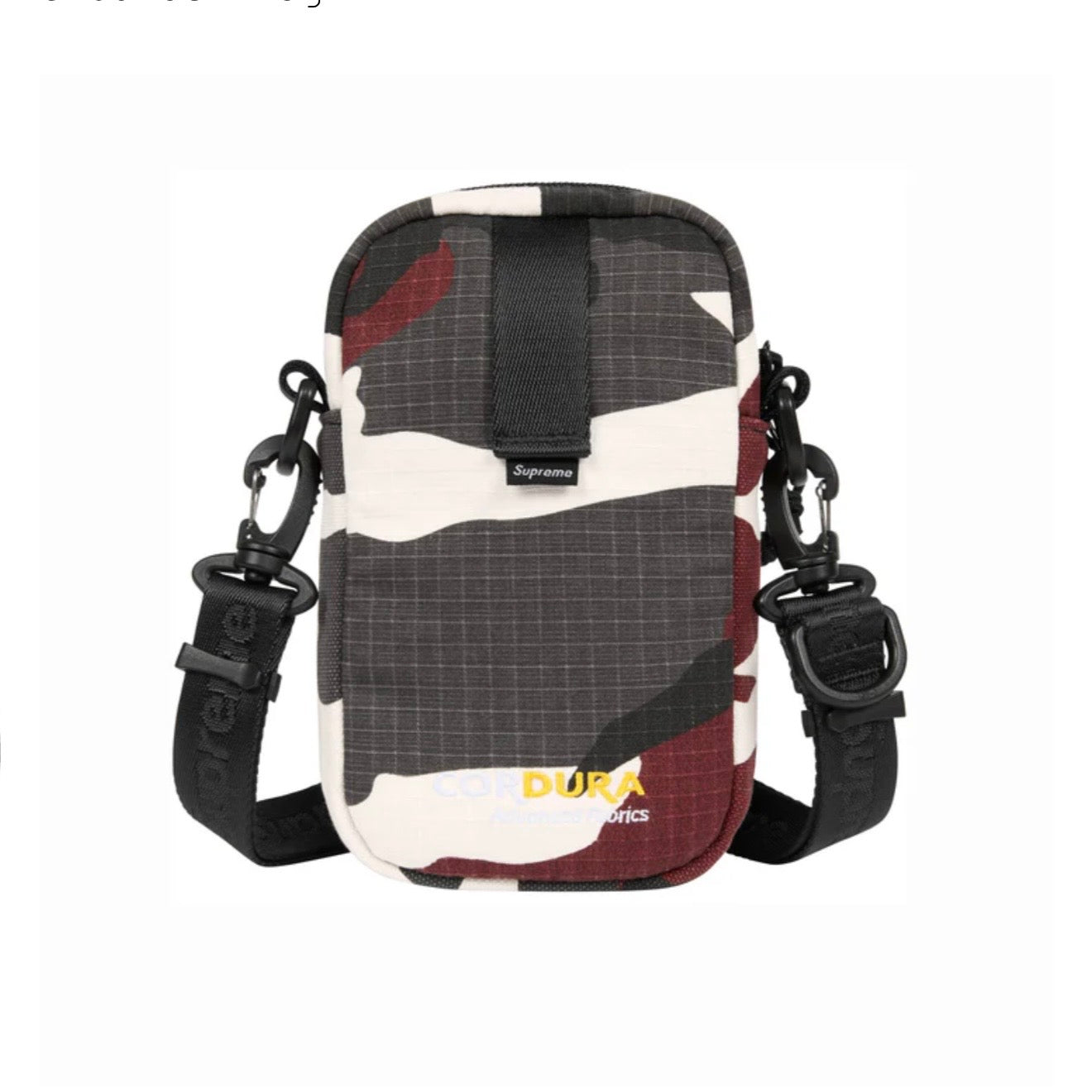 Bolso Supreme Shoulder Bag Red Camo SS26