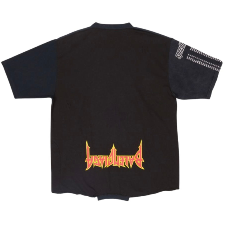 Polera Balenciaga Upside Down Tee Black