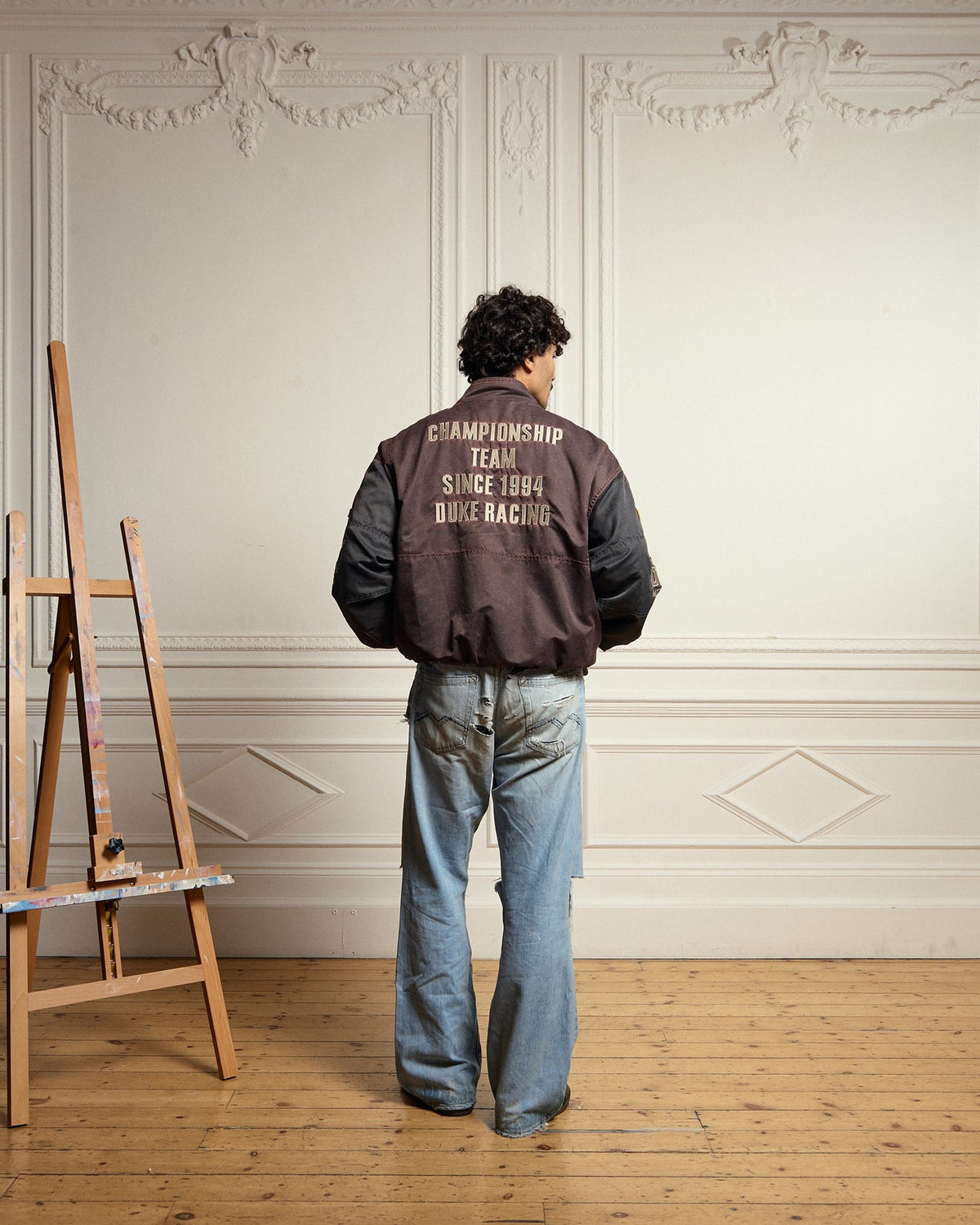 Chaqueta Duke + Dexter DR4 Trackside Vintage Mauve Bomber