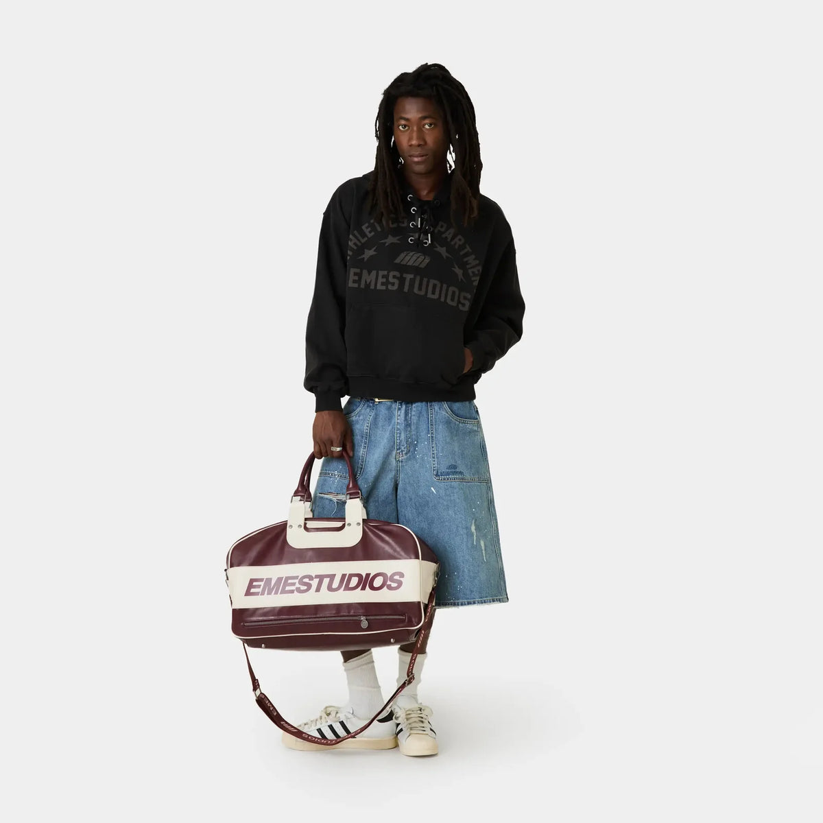 Bolso Eme Studios Rush Burgundy Duffle Bag