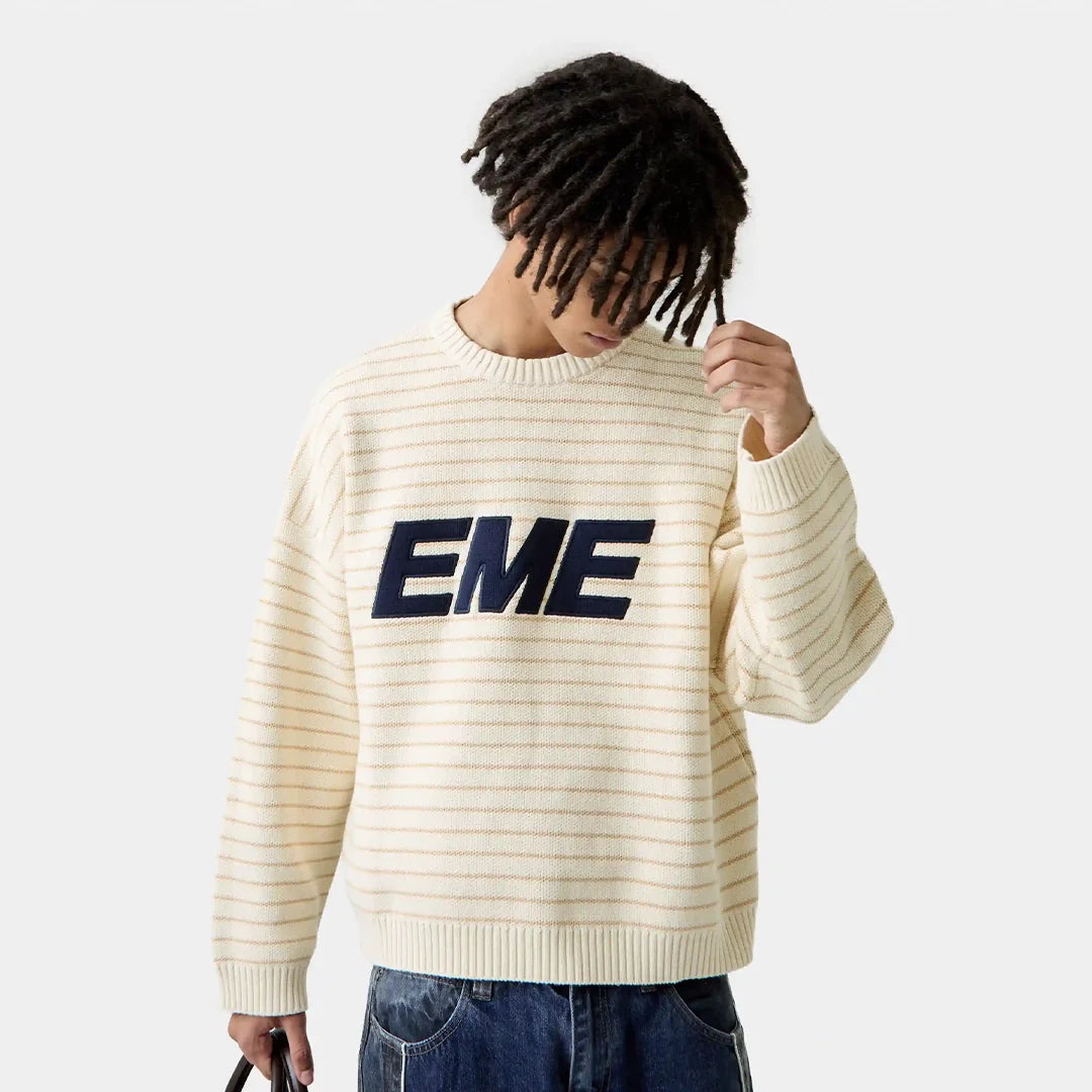 Sweater Eme Studios Pinstripe Sugar Knit