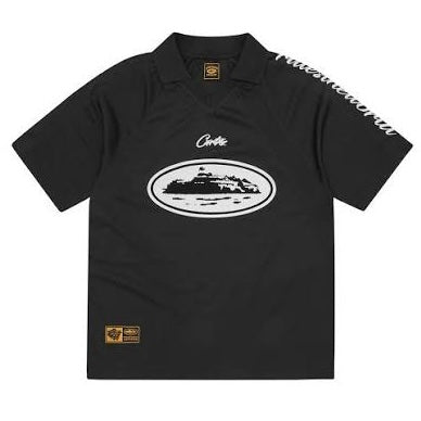 Polera Corteiz Alcatraz Football Jersey Black