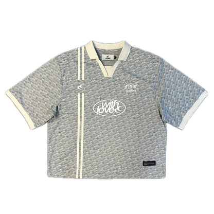 Polera Scuffers Monogram Light Grey Football - XL