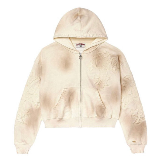Poleron Vale Forever Valley Dreams Carver Zip Up Ivory