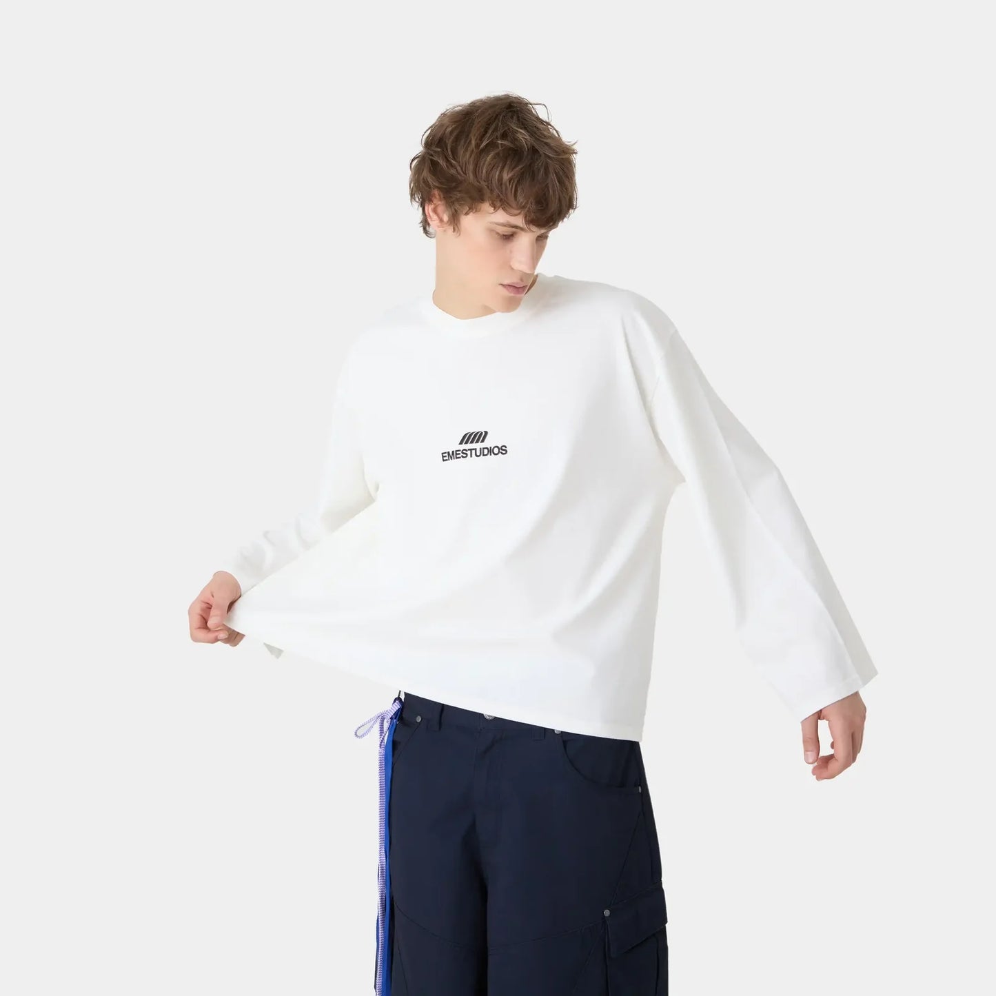 Polera Eme Studios Uniform Pearl Long Sleeve