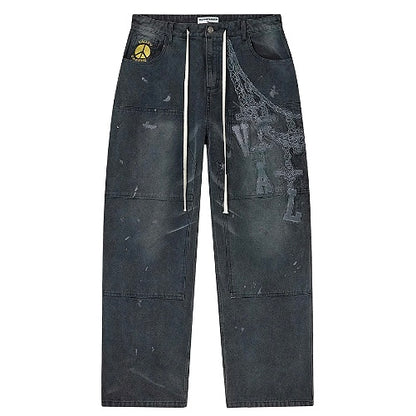 Pantalon Valley Dreams Chain Painters Asphalt