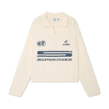 Sweater Scuffers Trench Ecru Polo