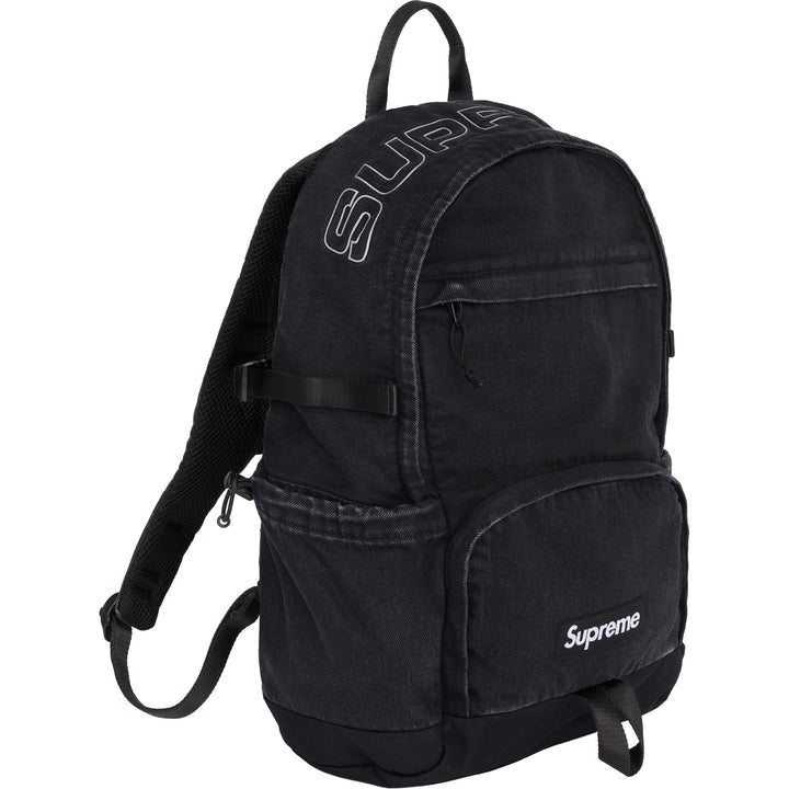 Supreme Denim Black Backpack 3M