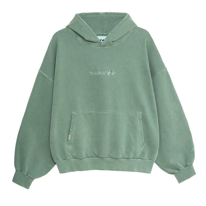 Poleron TwoJeys Pigment Dyed Green Icon - XL