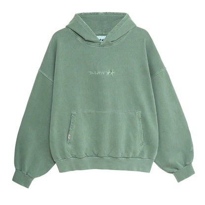 Poleron TwoJeys Pigment Dyed Green Icon - XL