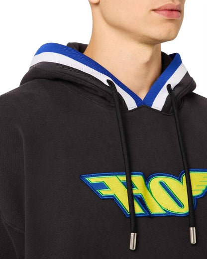Poleron Off-White LV Racing Skate Hoodie Black