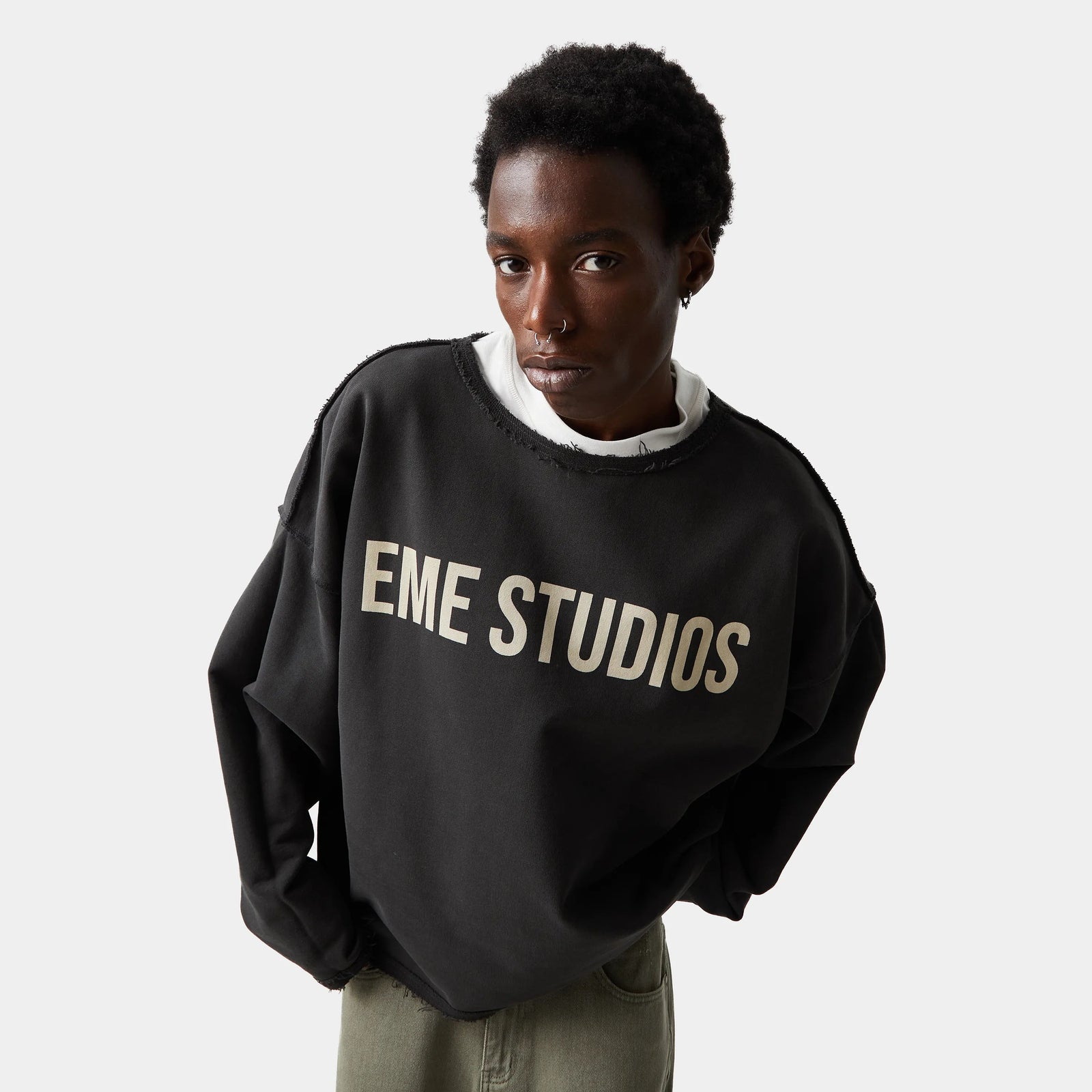 Poleron Eme Studios Hectic Shadow Reverse Crewneck