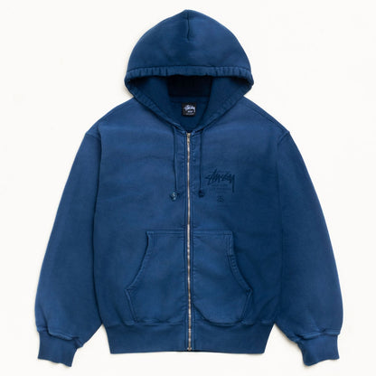 Poleron Stussy World Tour Zip Sun Faded Navy