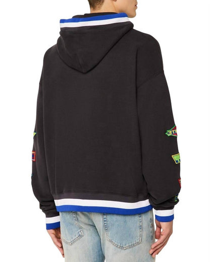 Poleron Off-White LV Racing Skate Hoodie Black