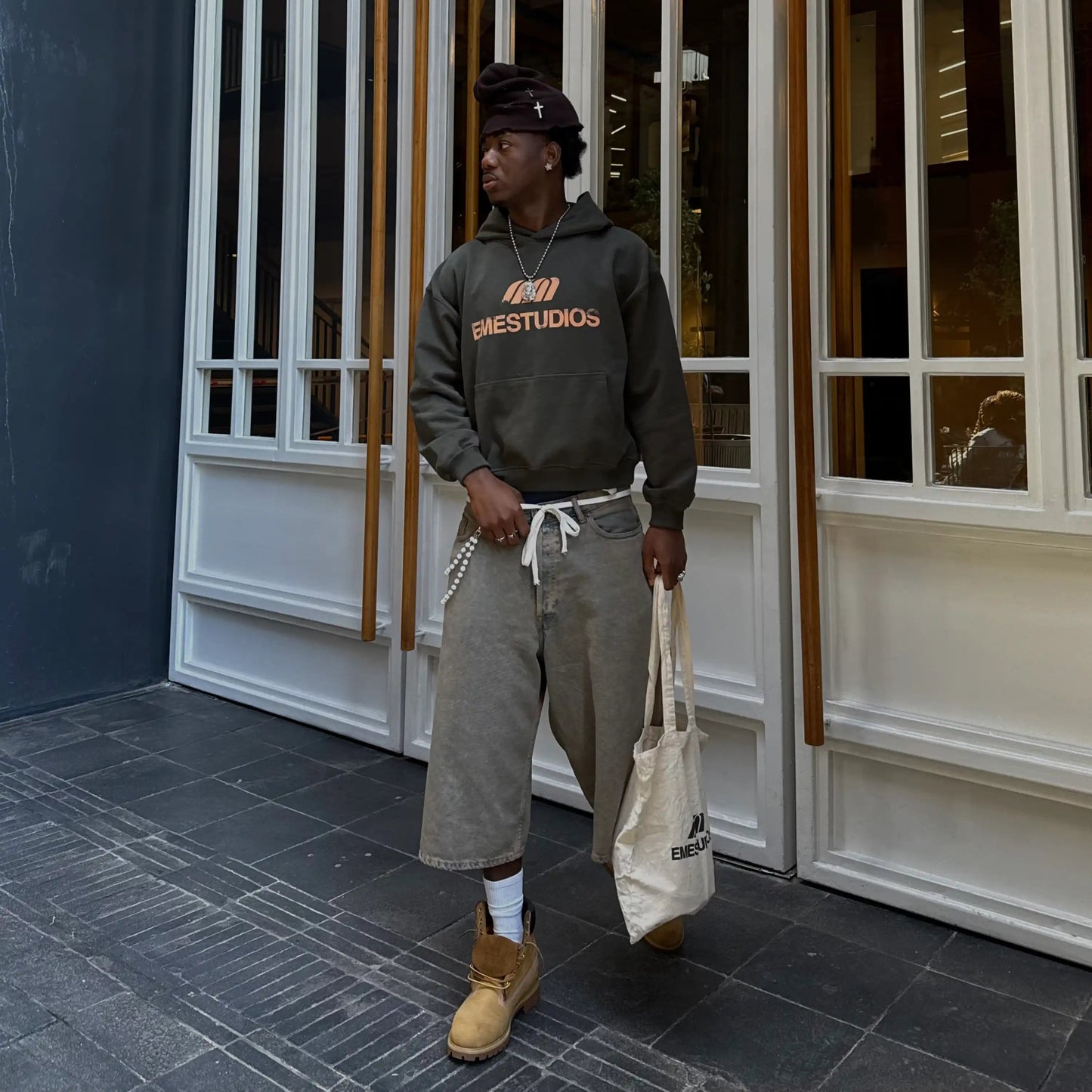 Poleron Eme Studios Brook Forest Oversized Hoodie