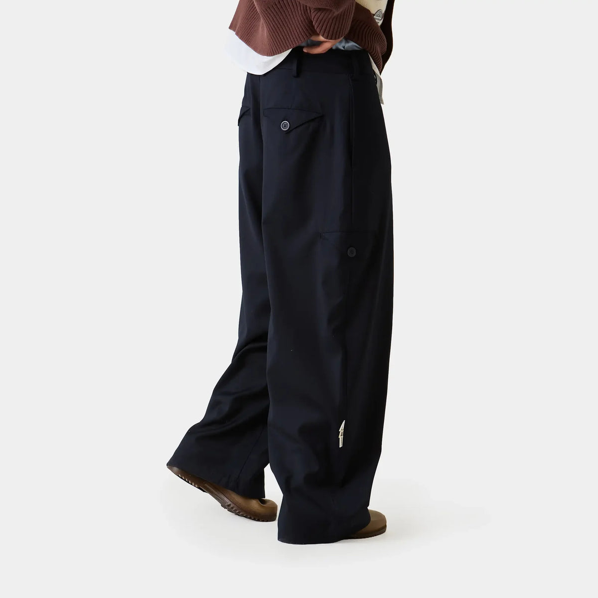 Pantalon Eme Studios Borca Navy Tailored