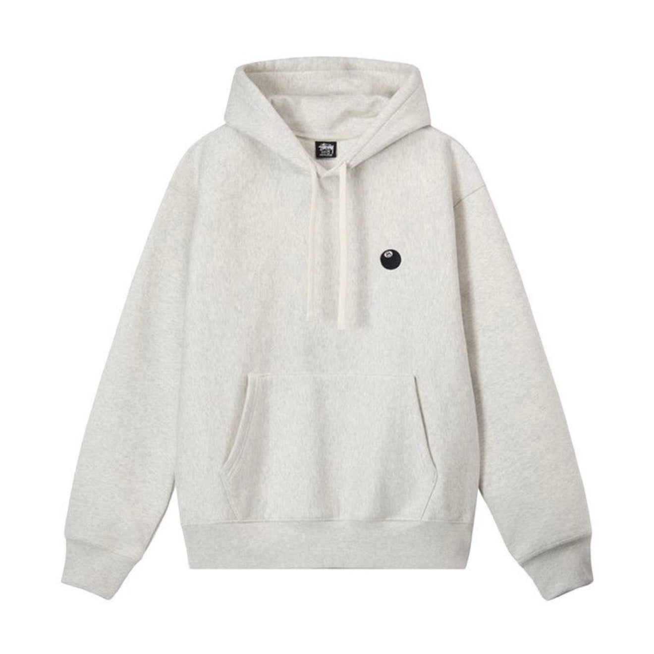 Poleron Stussy 8 Ball Applique Ash Heather