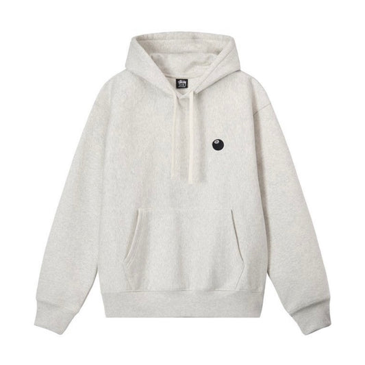 Poleron Stussy 8 Ball Applique Ash Heather