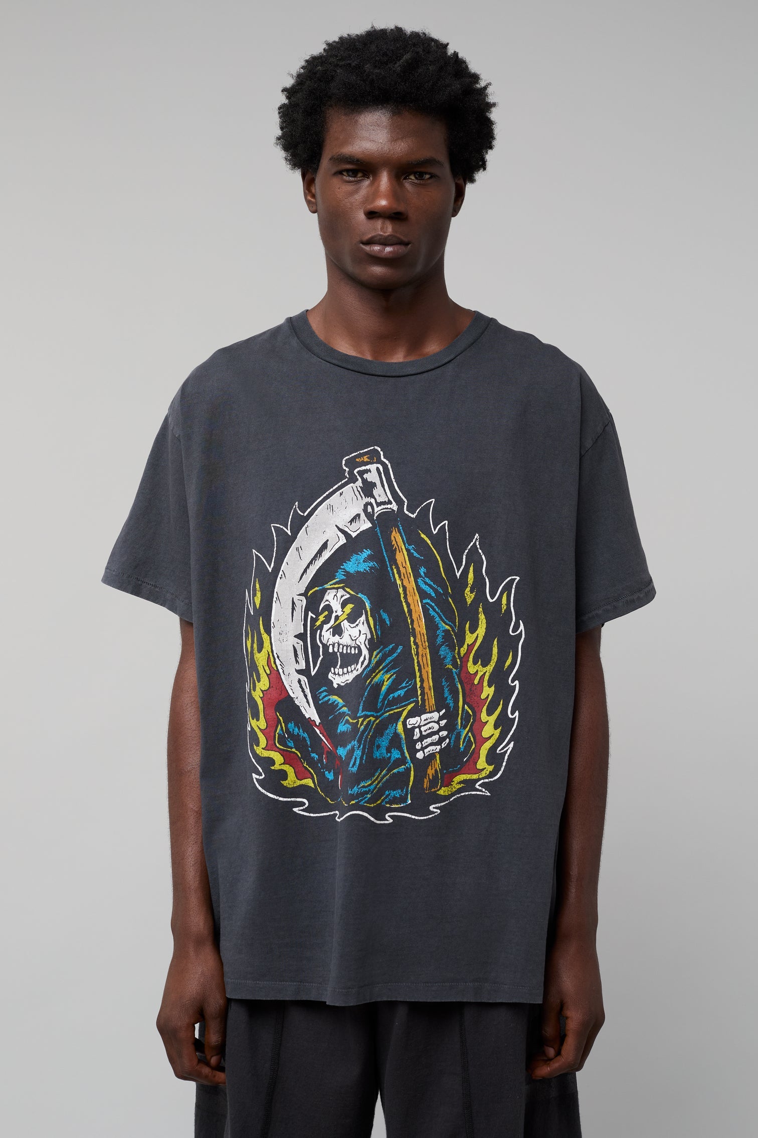 Polera Gallery Dept. Big Reaper Atk Vintage Balck Tee