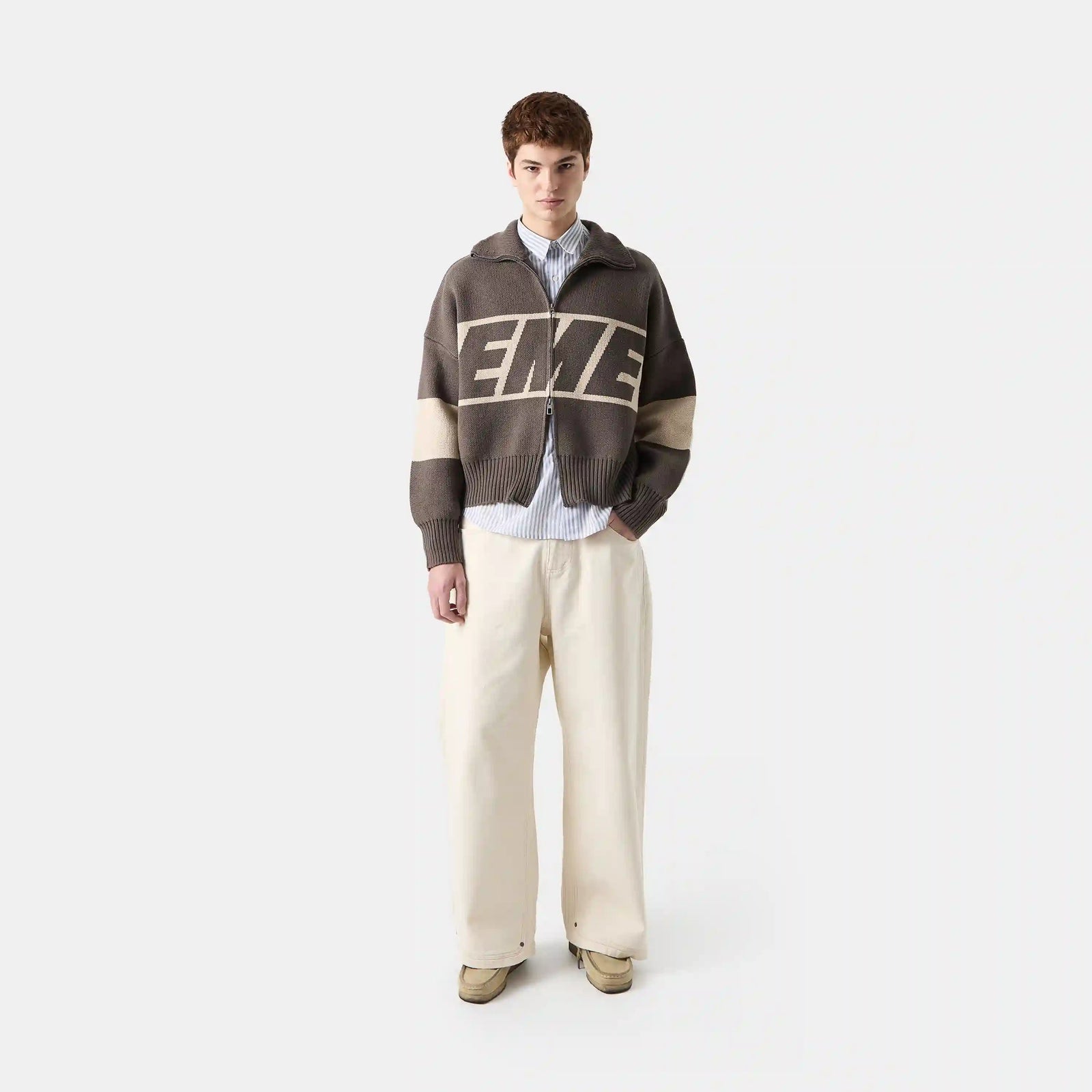 Sweater Eme Studios Thrill Falcon Zipper Knit