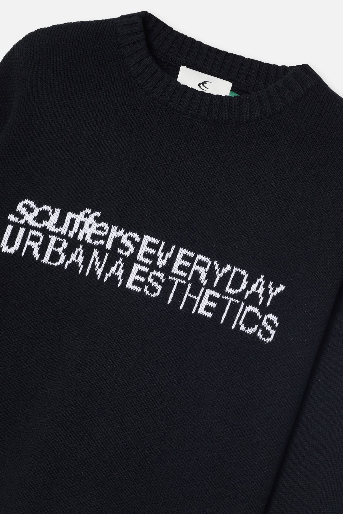 Sweater Scuffers Essential Black Knit