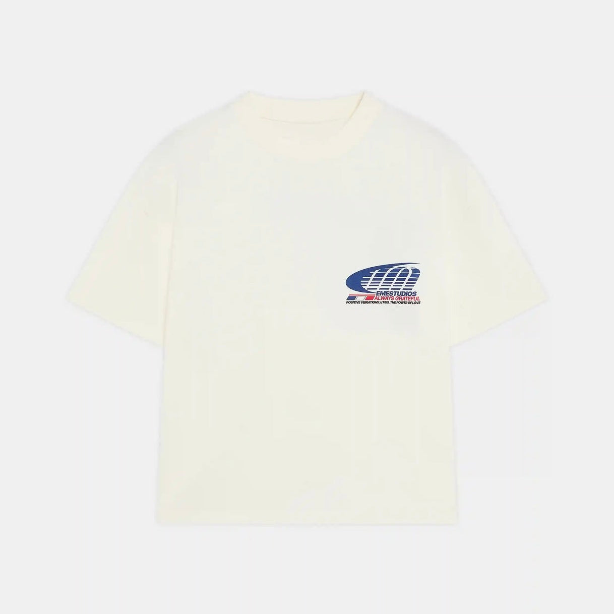 Polera Eme Studios Trevor Off Sand Oversized