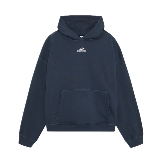 Poleron Eme Studios Basic Navy Oversized Hoodie