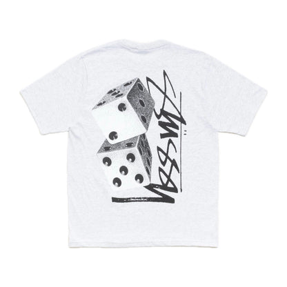 Polera Stussy Tall Dice Ash Heather Grey