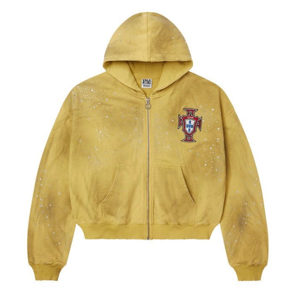 Poleron Vale Forever Valley Dreams Sun Cluster Zip Up Yellow