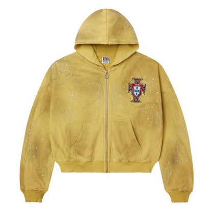 Poleron Vale Forever Valley Dreams Sun Cluster Zip Up Yellow