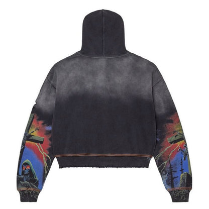 Poleron Vale Forever Valley Damned Big Zip Up Black