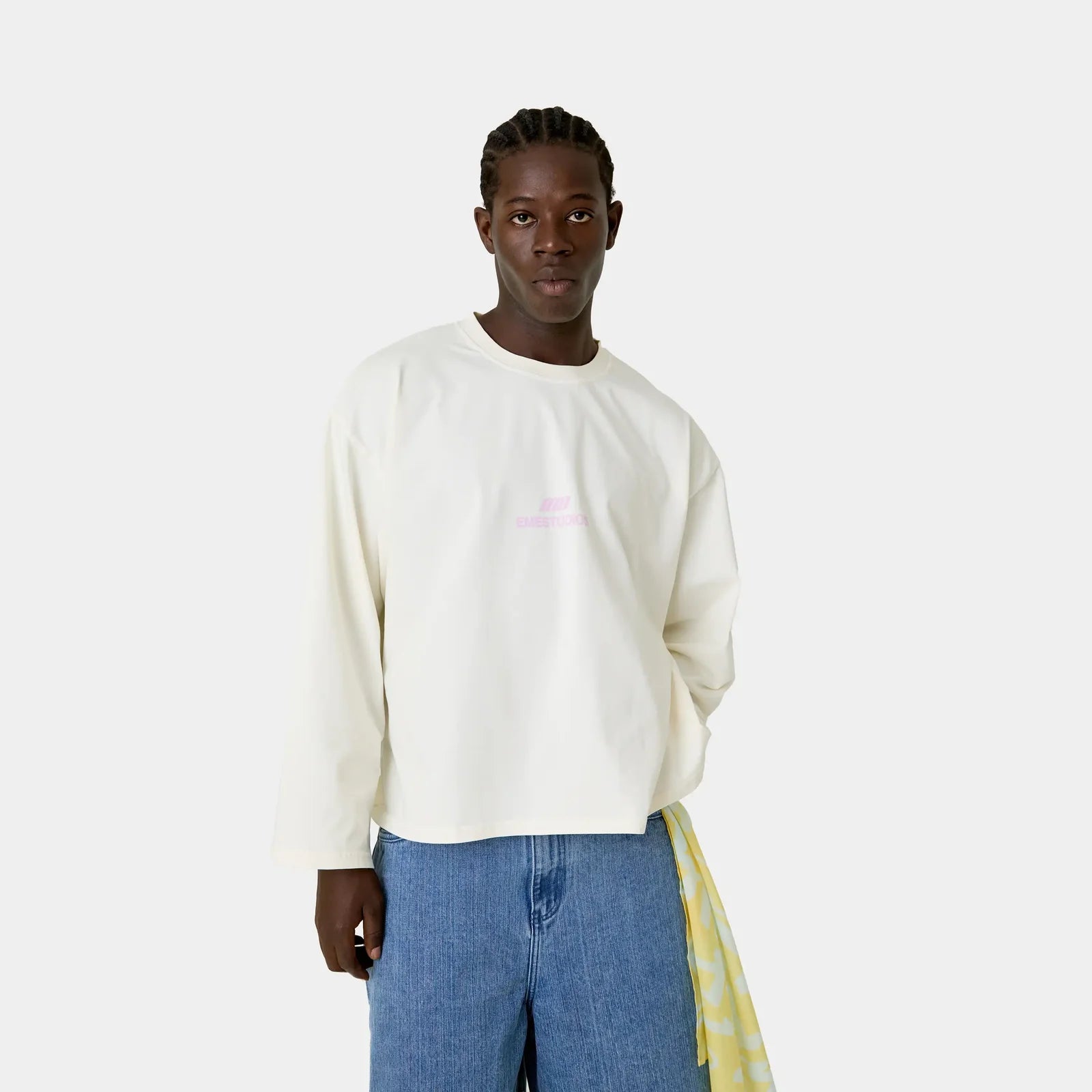 Polera Eme Studios Uniform Off Sand Long Sleeve