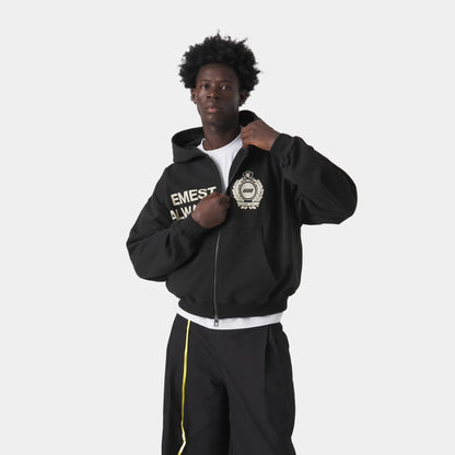 Poleron Eme Studios Slice Black Full Zip